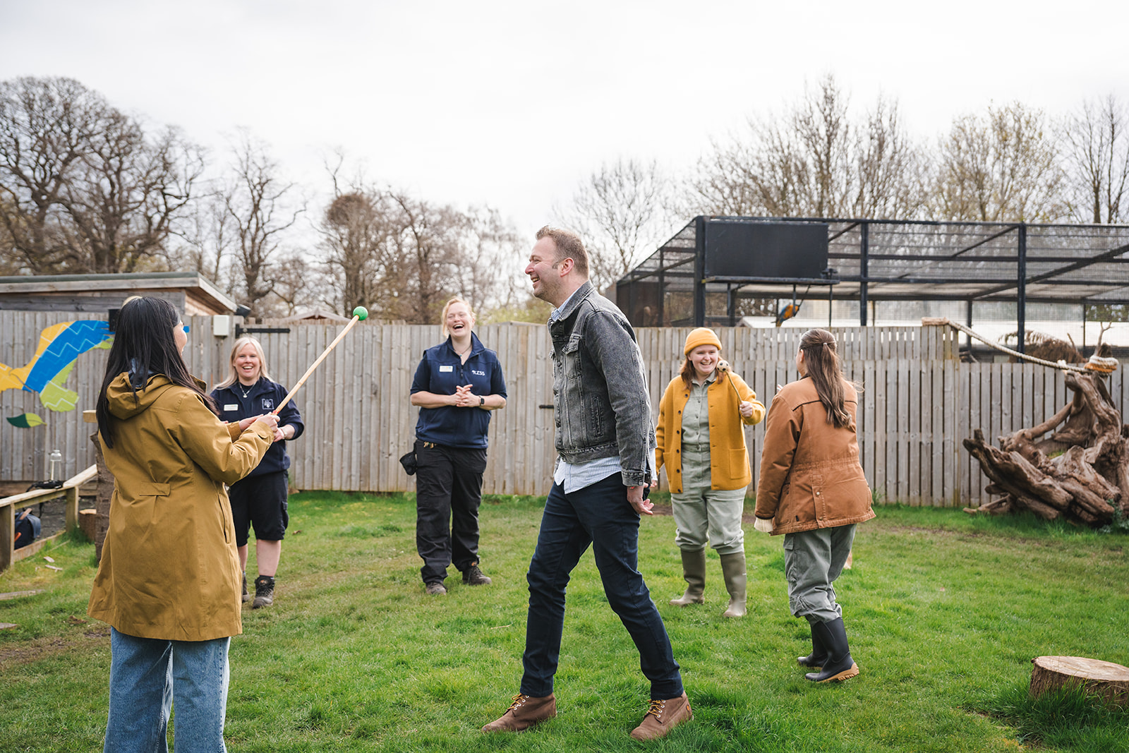 Team building activity at Animal Antics. IMAGE: Rachel Hein 2024