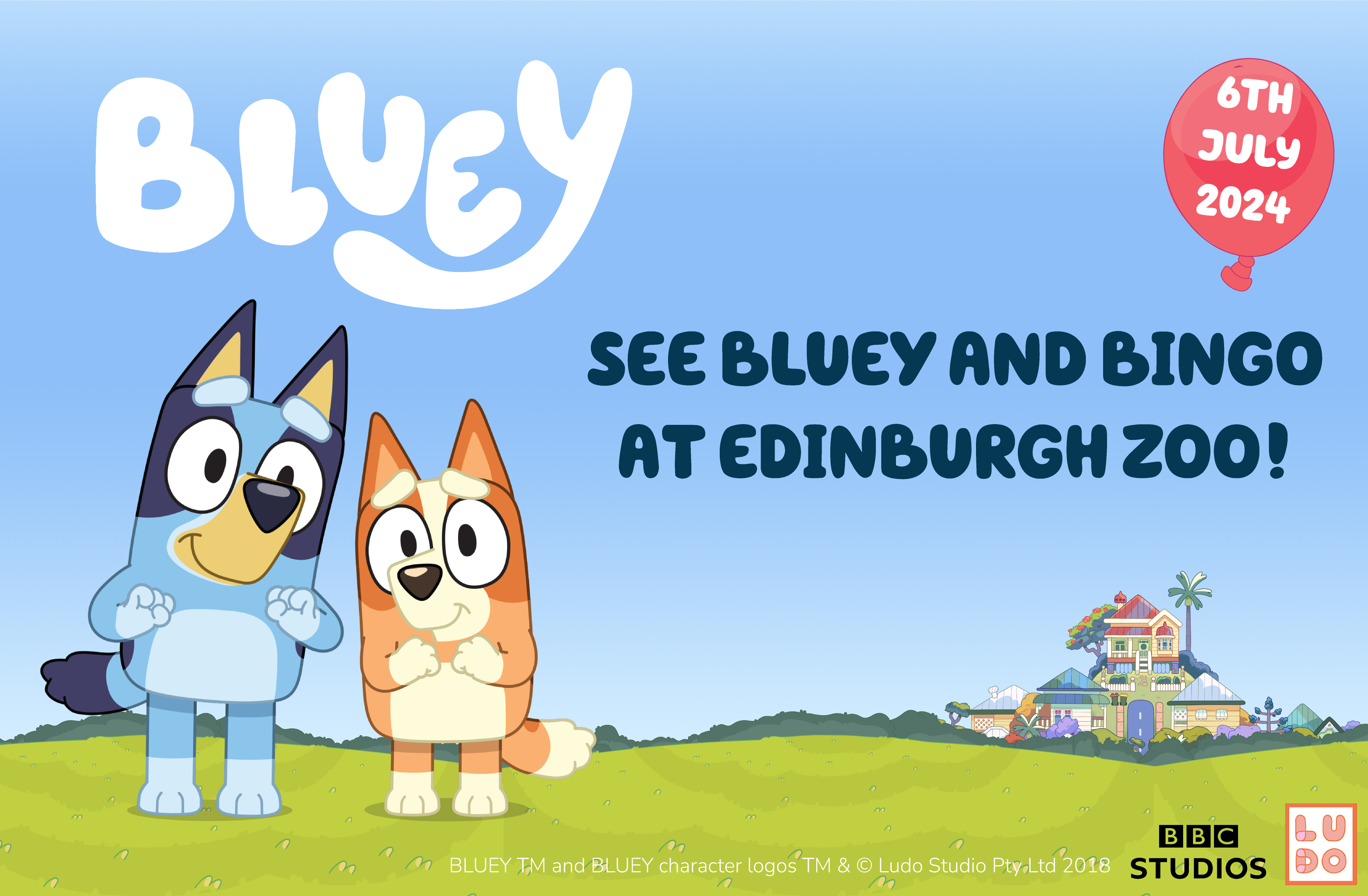 bluey and bingo's day out at the zoo 2024