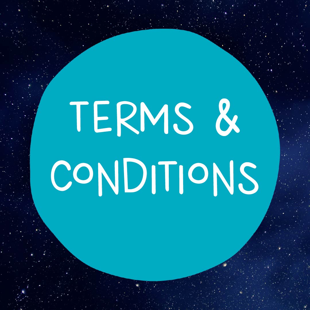 blue terms and conditions bubble giant lanterns