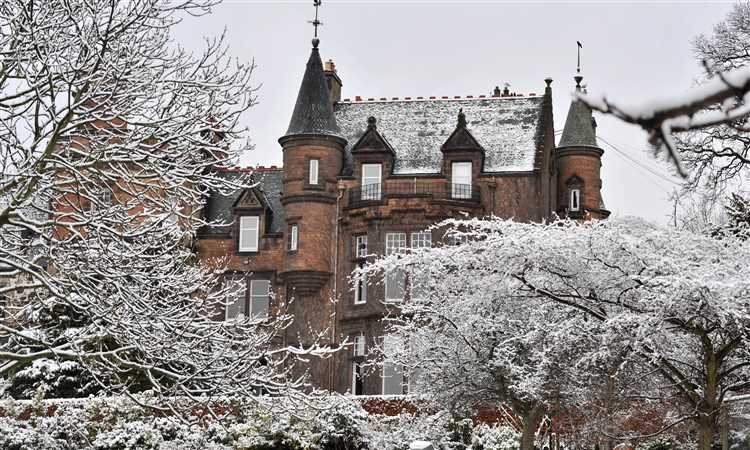 Mansion House at Edinburgh Zoo in the snow IMAGE: Compass, 2024