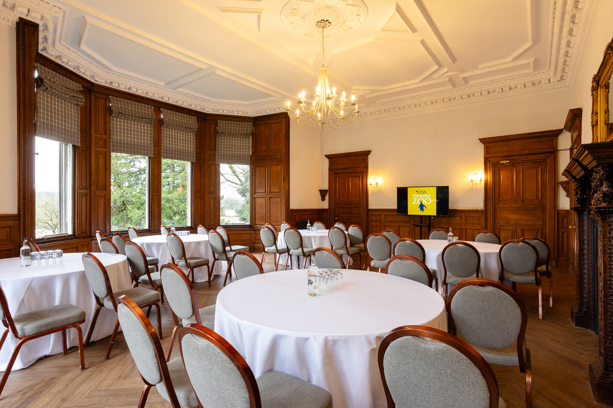 Corporate package set up of mansion house IMAGE: Compass 2024