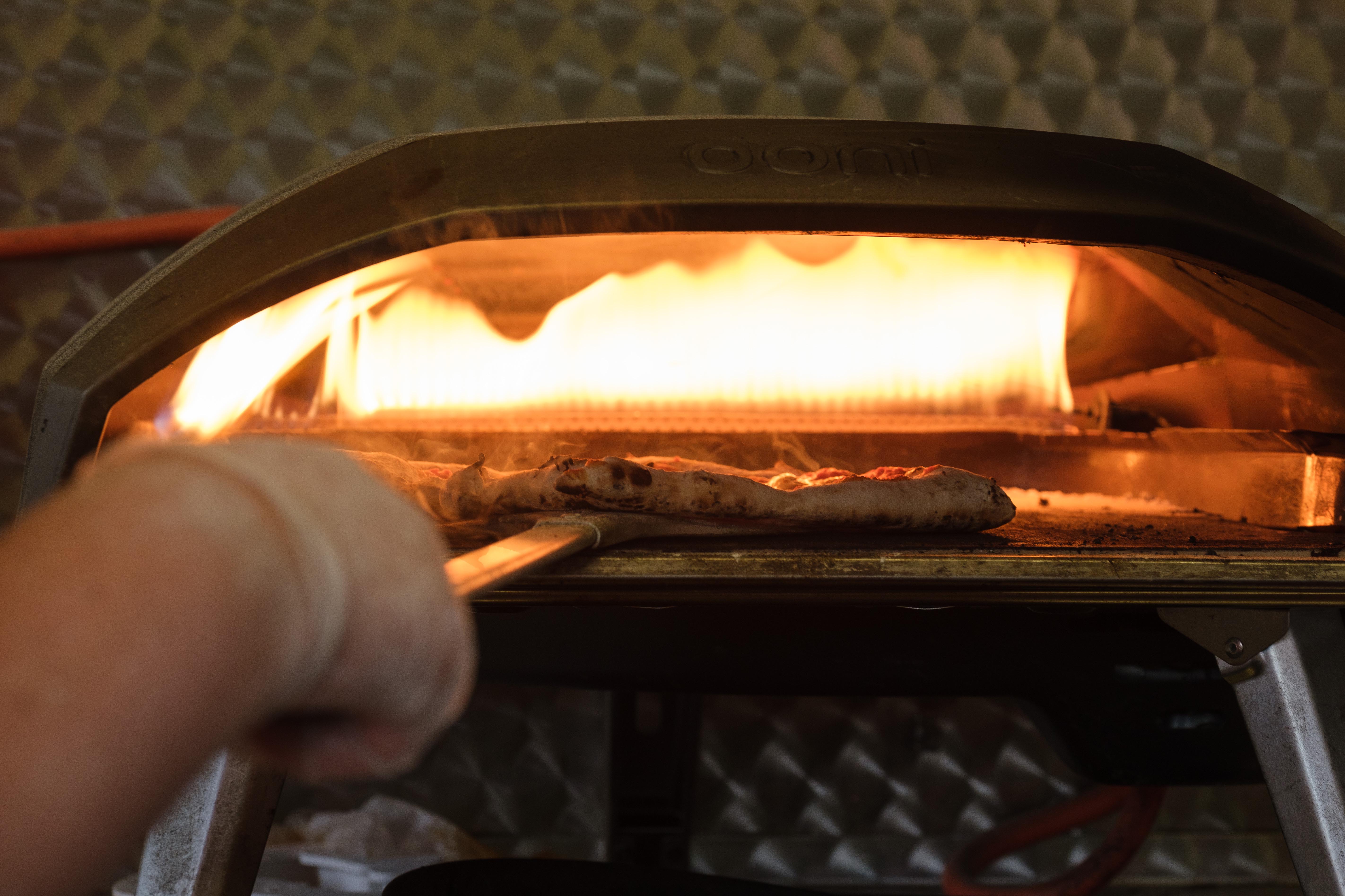 Grasslands Restaurant wood-fired pizza IMAGE: Robin Mair 2022