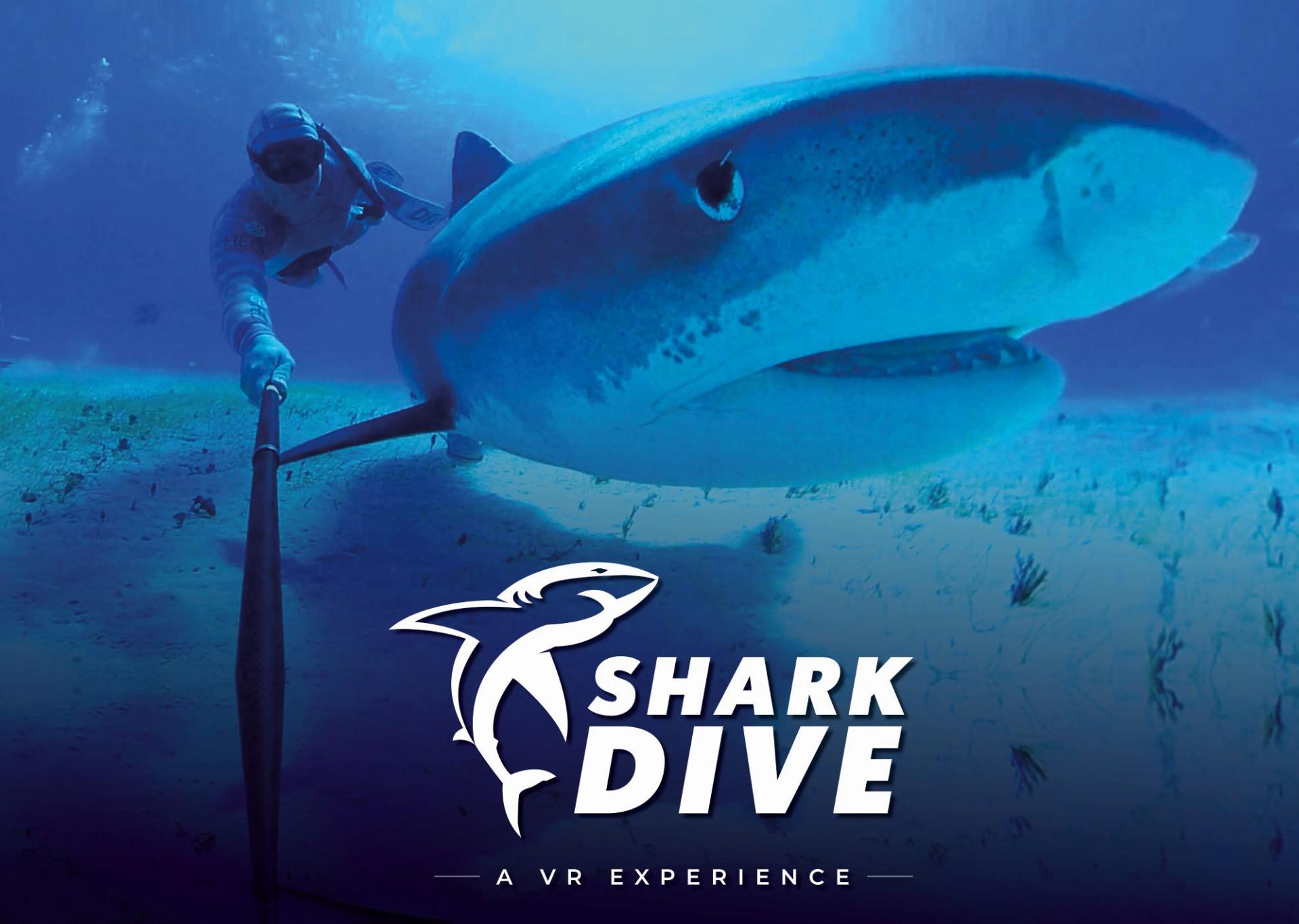 Shark dive virtual reality experience. IMAGE: IMMOTION