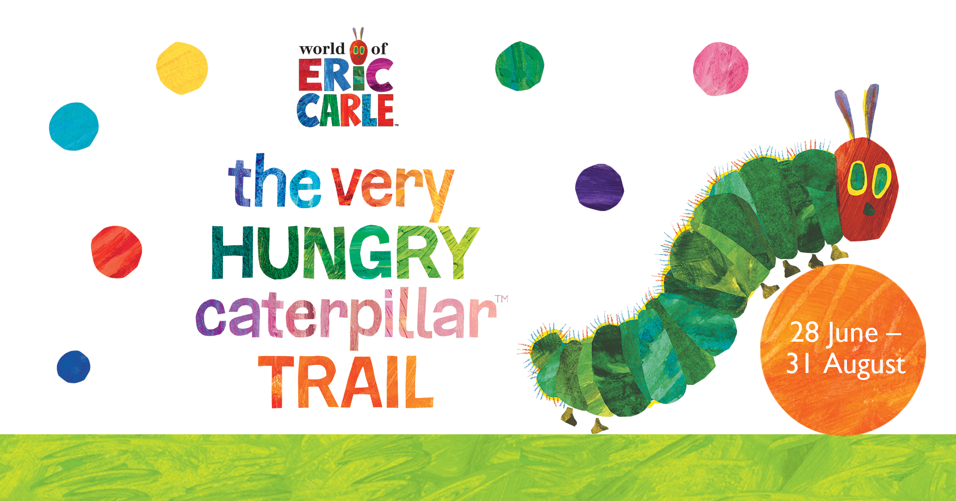 Very Hungry Caterpillar trail graphic with HWP dates