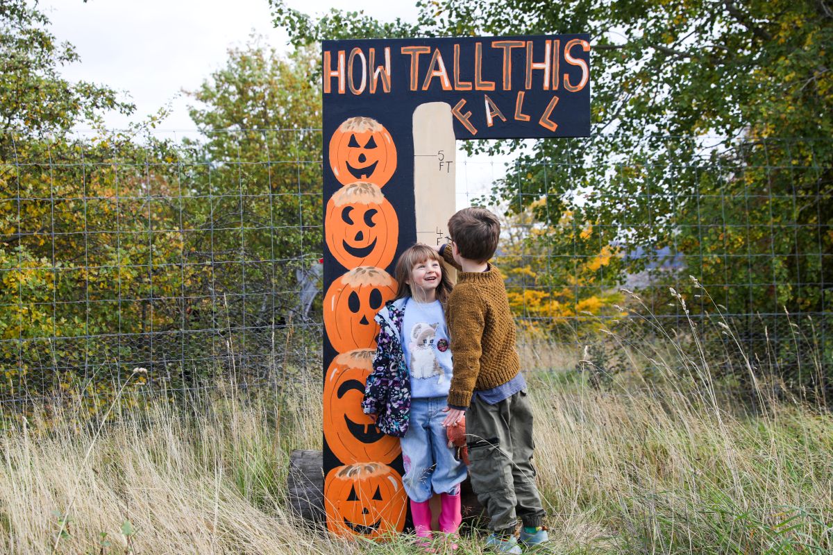 Children visitors at Pumpkins at the Park. IMAGE: Olivia Torely, October 2026