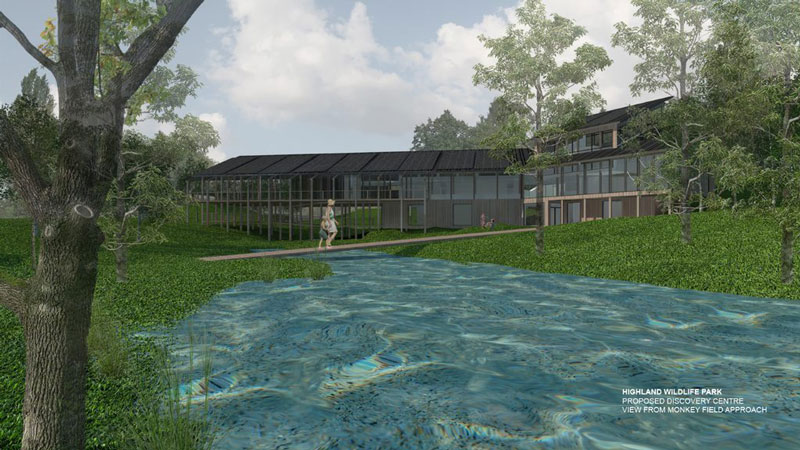 Digital rendering of what part of Scotland's Wildlife Discovery Centre might look like

Image: 2019