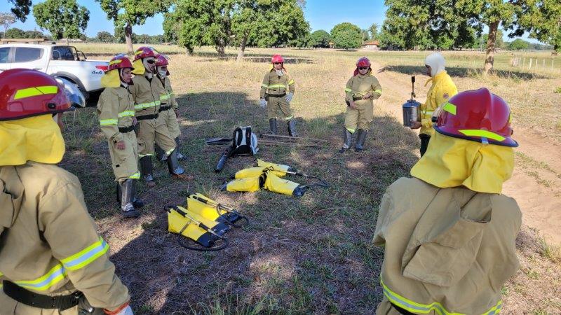 ICAS community fire brigade in the Pantanal IMAGE: ICAS 2024