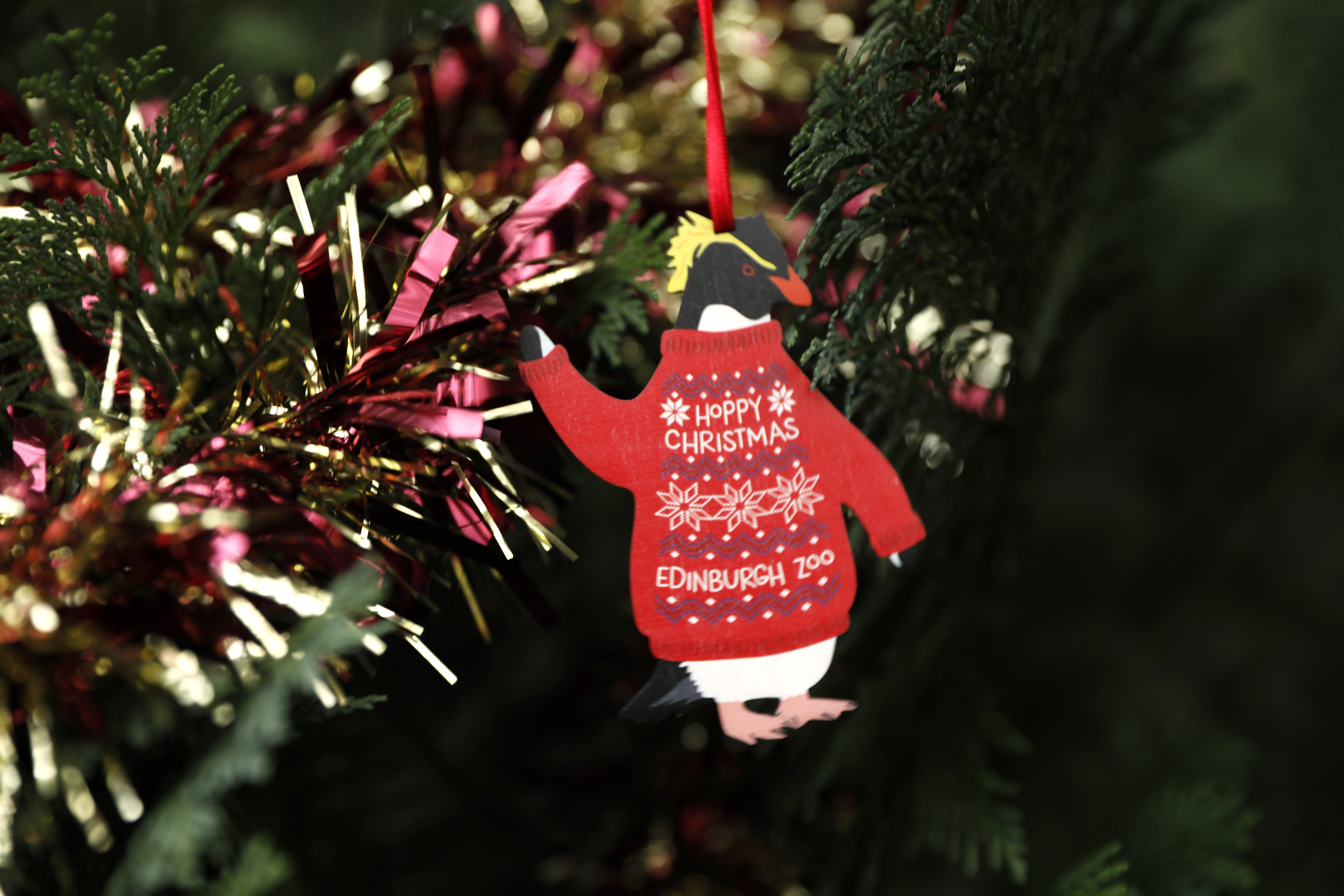 Penguin tree ornament IMAGE: Laura Moore 2024