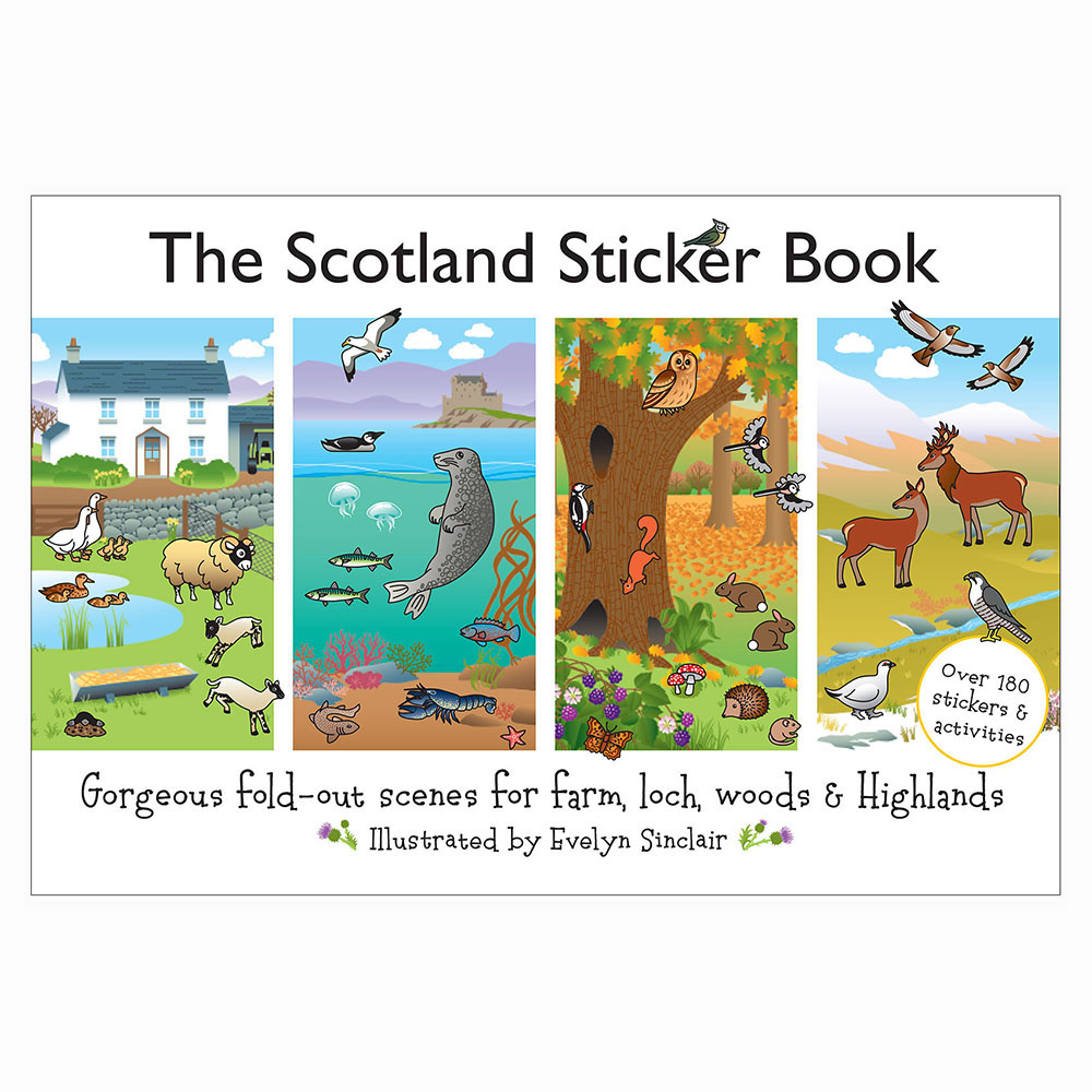 scotland sticker book IMAGE: Retail 2024