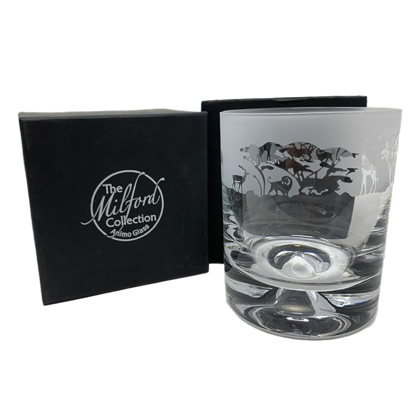 safari whiskey tumbler with box IMAGE: Retail 2024