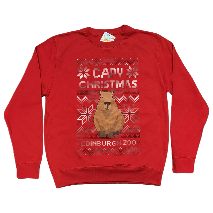 Edinburgh Zoo Capy Christmas Jumper